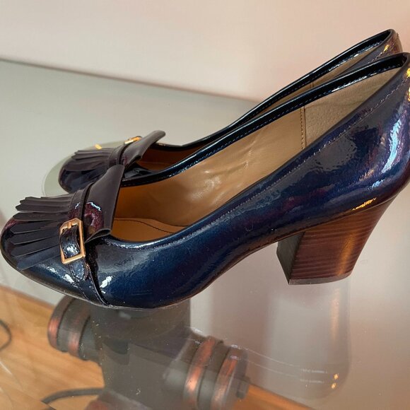 Sole Navy Patent 8.5 new - Picture 4 of 7